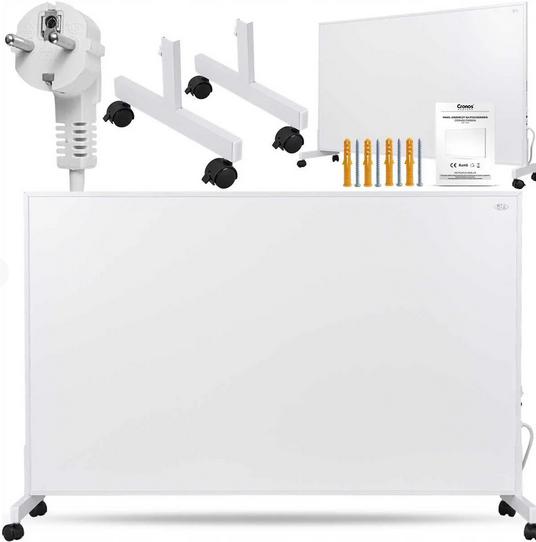 Grzejnik na podczerwień promiennik IR 1000W CRONOS® - poznaj najważniejsze cechy urządzenia: