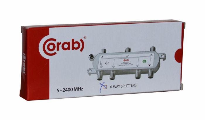 Zastosowanie - Rozgałęźnik - Spliter 5-2400 Mhz CORAB 6 Drożny z przejściem