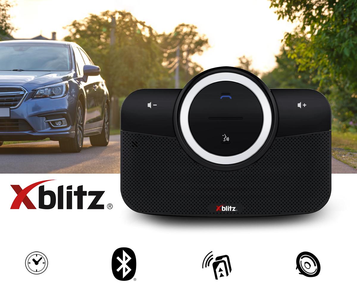 Zestaw głośnomówiący Bluetooth Xblitz X1000 - JEDŹ BEZPIECZNIE I CIESZ SIĘ TECHNOLOGIĄ!