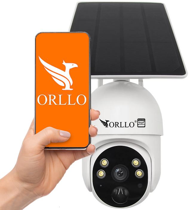 Kamera IP bezprzewodowa 4G LTE obrotowa z panelem solarnym Orllo TZ-1 - najważniejsze cechy: