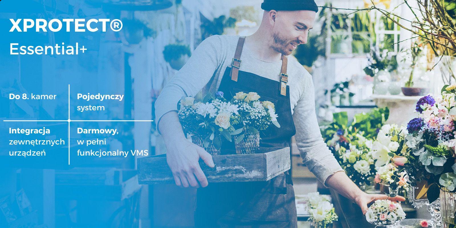 Milestone Xprotect Essential+ darmowy VMS do 8 kamer