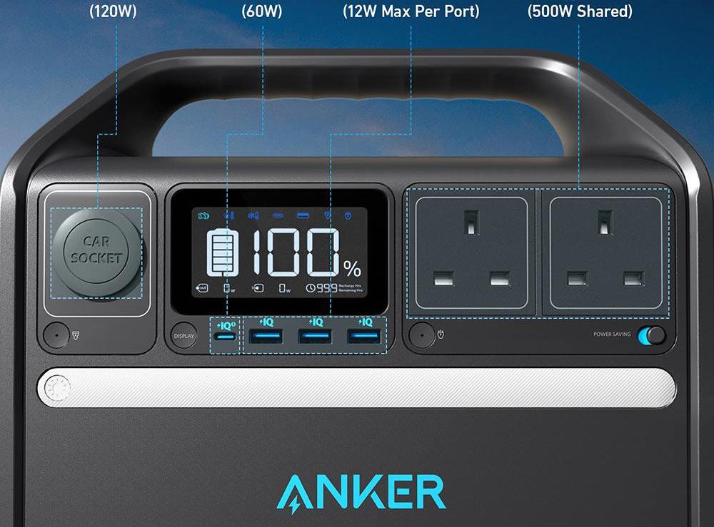 Przenośna stacja ładowania Anker PowerHouse 535 512Wh 500W- przykładowe zastasowania i ilość ładowań: