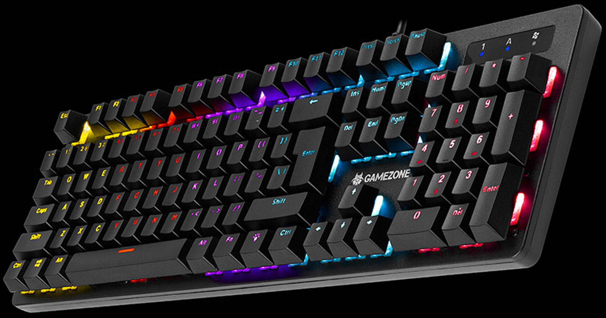 Doskonała klawiatura gamingowa z tęczowym podświetleniem RGB - dla wszystkich spragnionych nowych wrażeń wizualnych!