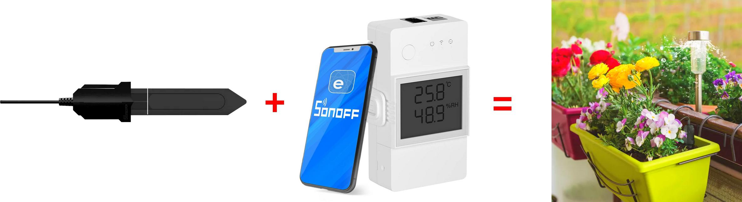UWAGA: URZĄDZENIE WYMAGA POŁĄCZENIA Z PRZEKAŹNIKIEM Wi-Fi Sonoff - np. z modelem Sonoff TH Elite!!!