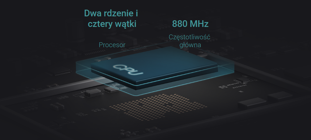Dwurdzeniowy procesor zapewniający szybsze połączenie internetowe