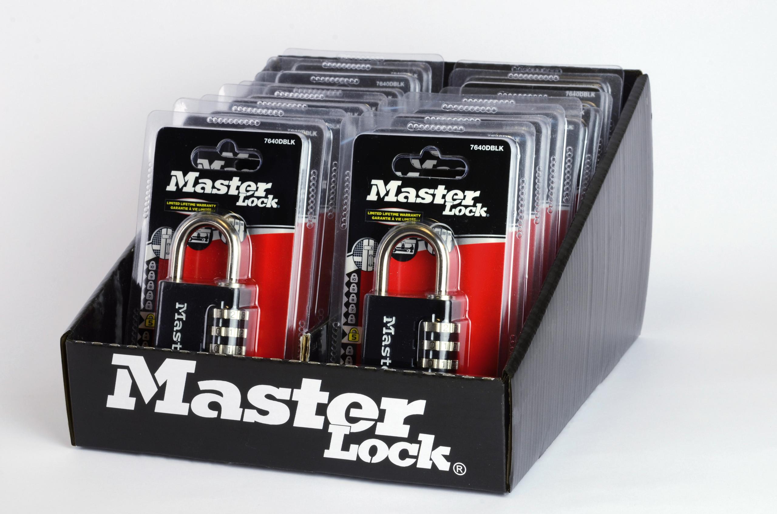 Kłódka z szyfrem Master Lock 7640EURDBLKCC - właściwości