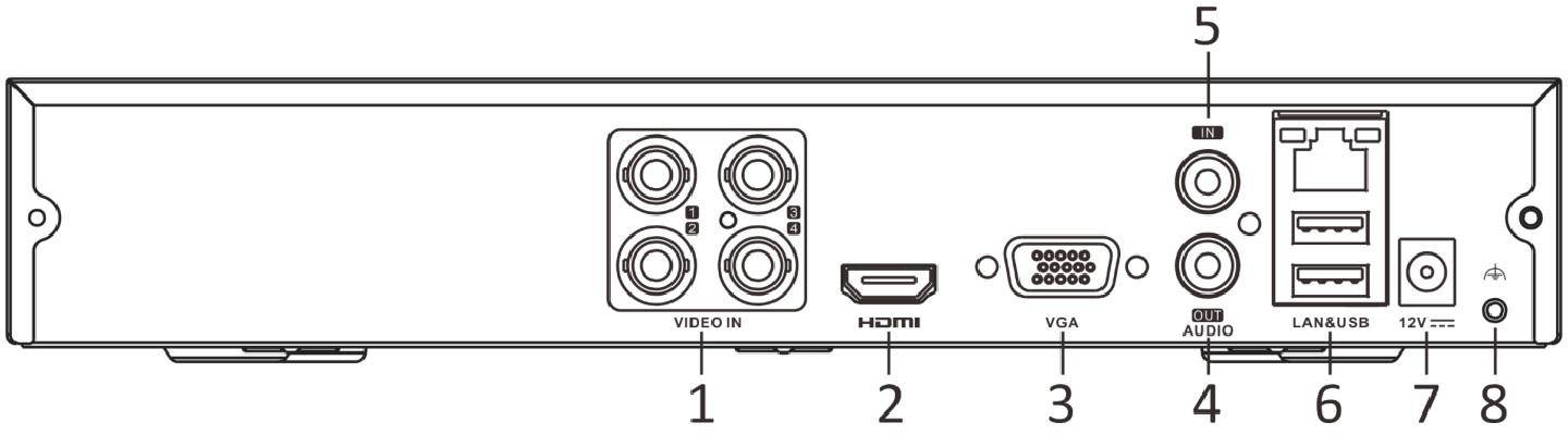 Rejestrator TVI Hilook DVR-4CH-4MP- opis: