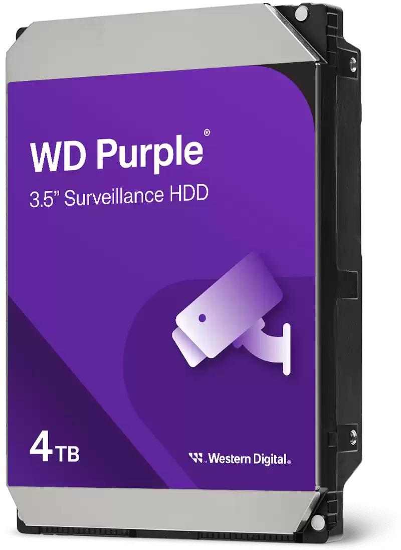 Dysk HDD do rejestratora WD PURPLE 4TB WD43PURZ - Najważniejsze cechy: