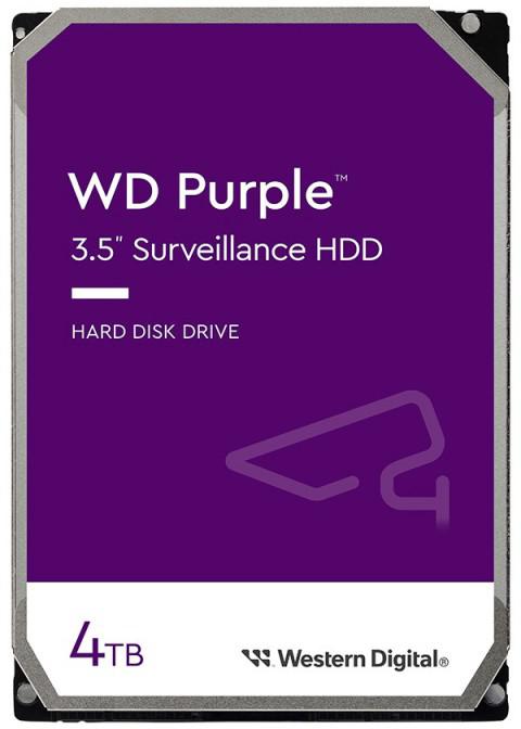 Dysk HDD do rejestratora WD PURPLE 4TB WD43PURZ - Najważniejsze cechy:
