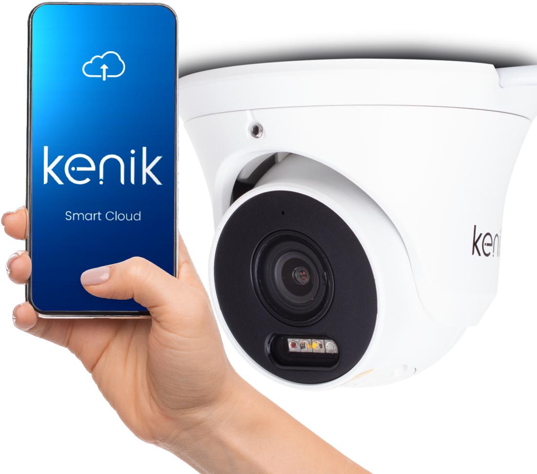 Specyfikacja i dane techniczne zewnętrznej kamery monitorującej IP KENIK KG-5430DAS-ILD (2.8mm) 5MPx IP67: