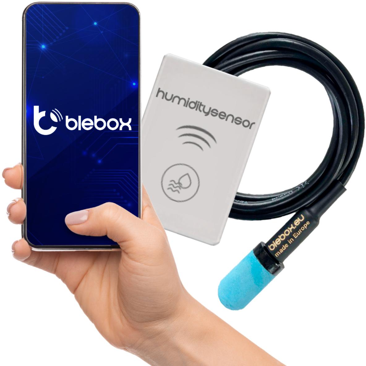 Czujnik temperatury i wilgotności WiFi BleBox humiditySensor - specyfikacja i dane techniczne: