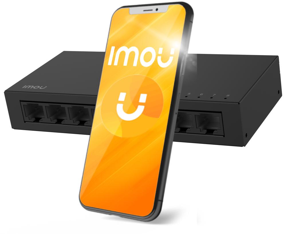 Switch Imou 8-portowy w metalowej obudowie 100Mbps SF108 - najważniejsze cechy: