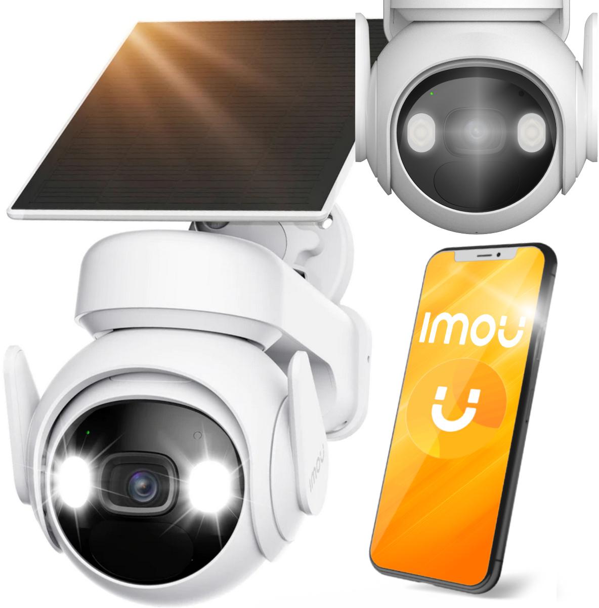 Zestaw do monitoringu kamera IP IMOU Cell PT KIT PTZ 3MPx 2K z panelem solarnym - najważniejsze cechy: