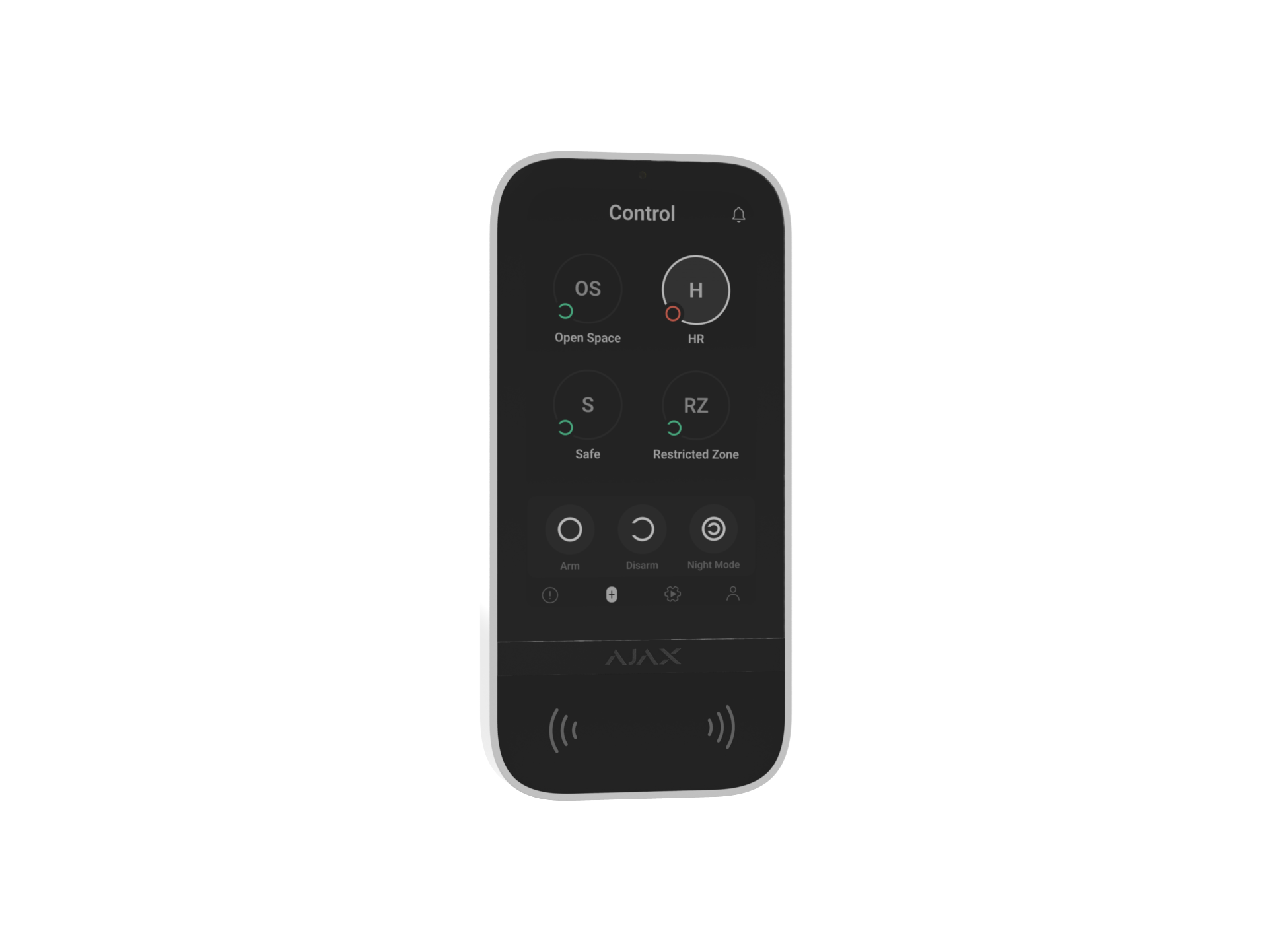 AJAX Keypad Touchscreen (white)