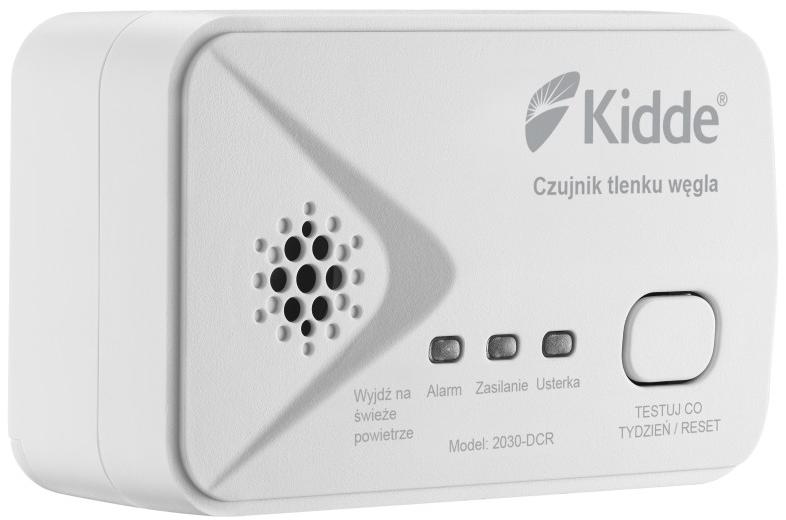Czujnik czadu Kidde 2030-DCR (bateryjny detektor tlenku węgla) - specyfikacja i dane techniczne: