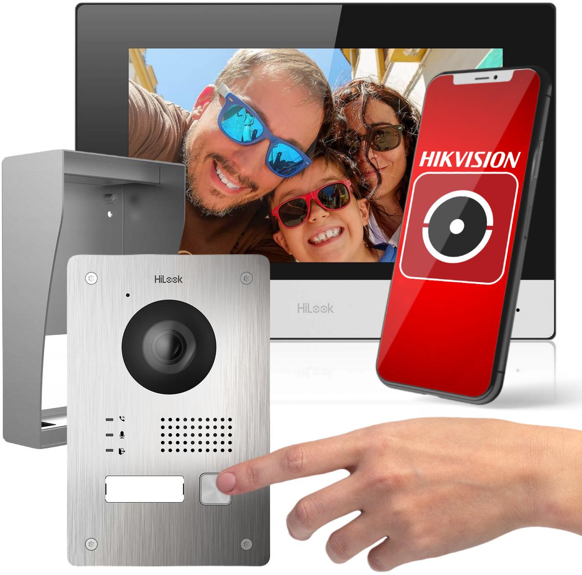 Najważniejsze cechy 1-rodzinnego zestawu wideodomofonowego HiLook HD-VIS-02: