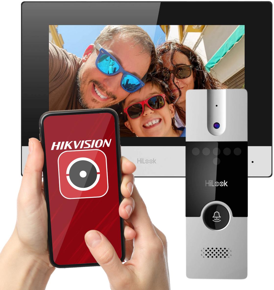 Zestaw wideodomofonowy Wi-Fi obsługujący furtkę i bramę HiLook by HikVision HD-VIS-04 - najważniejsze cechy: