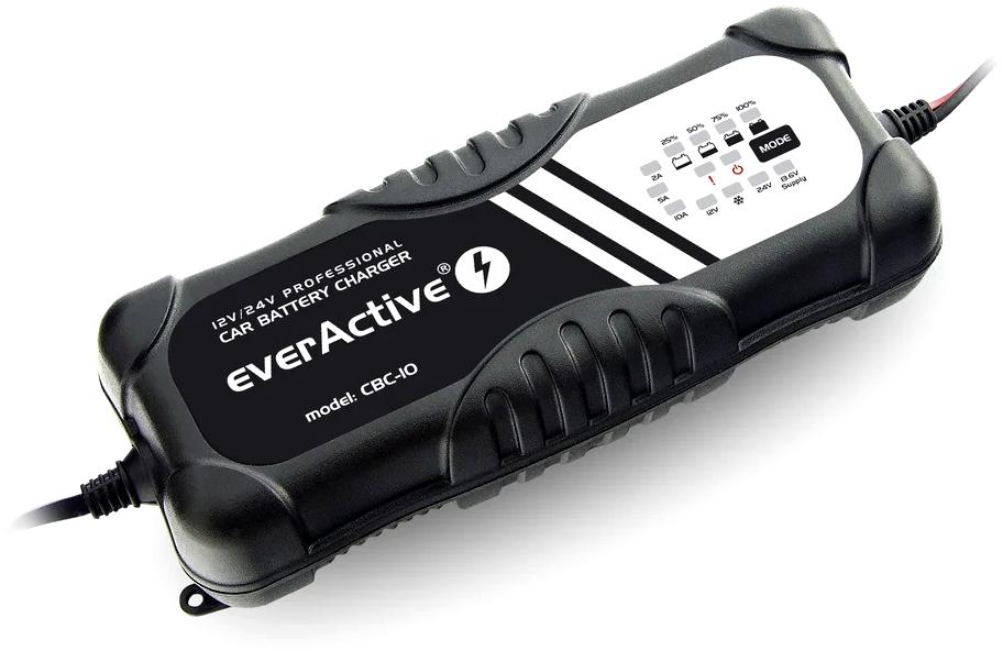 Specyfikacja ładowarki/prostownika do akumulatorów 12V/24V everActive CBC-10: