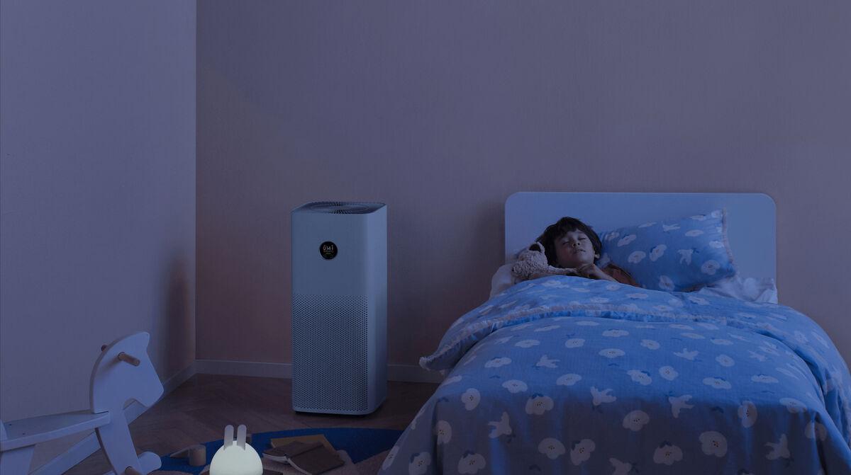Xiaomi Smart Air Purifier 4 Pro - oczyszczacz powietrza z trybem nocnym o niskim poziomie hałasu 33,7dB