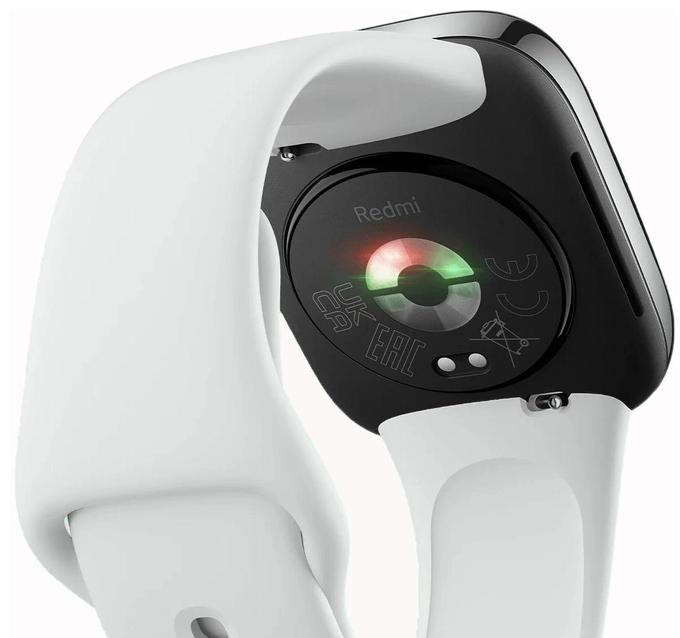 Smartwatch Xiaomi Redmi Watch 3 Active - profesjonalny optyczny czujnik pulsoksymetryczny
