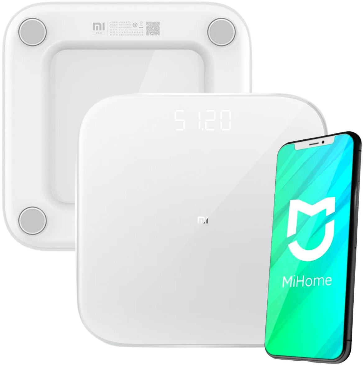Inteligentna waga łazienkowa z modułem Bluetooth 5.0 Xiaomi Mi Smart Scale 2 White - poznaj najważniejsze cechy urządzenia:
