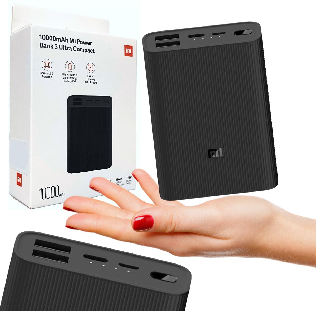 Powerbank 10000mAh Xiaomi Mi Power Bank 3 Ultra Compact - najważniejsze cechy: