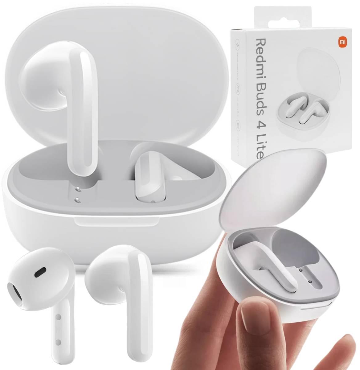 Białe słuchawki bezprzewodowe z modułem Bluetooth 5.3 Xiaomi Redmi Buds 4 Lite - najważniejsze cechy: