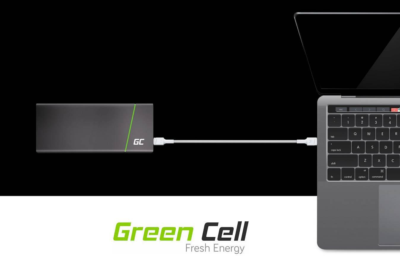 Kabel USB-C / USB-C Green Cell PowerStream QC 3.0 - korzystaj z szybkiego ładowania i oszczędzaj czas!