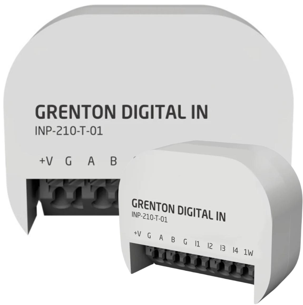 Moduł wejściowy GRENTON Digital IN FM INP-210-T-01 do montażu podtynkowego - najważniejsze cechy: