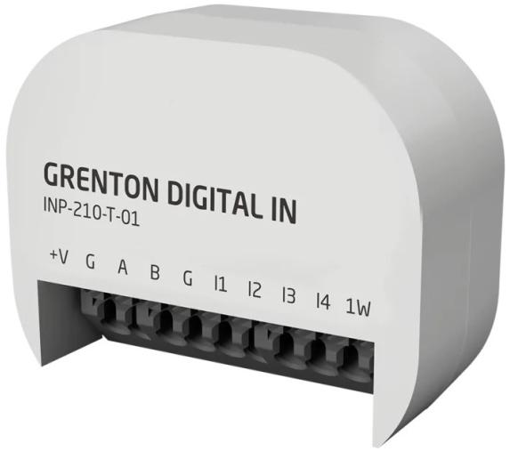 Moduł wejściowy GRENTON Digital IN FM INP-210-T-01 do montażu podtynkowego - funkcjonalność i zastosowanie: