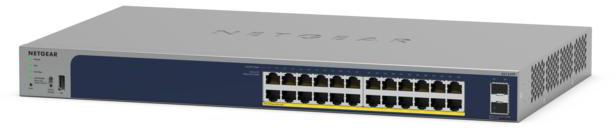 Inteligentny switch 24-portowy NETGEAR GS724TP-300EUS - zaprojektowany specjalnie dla sieci konwergentnych