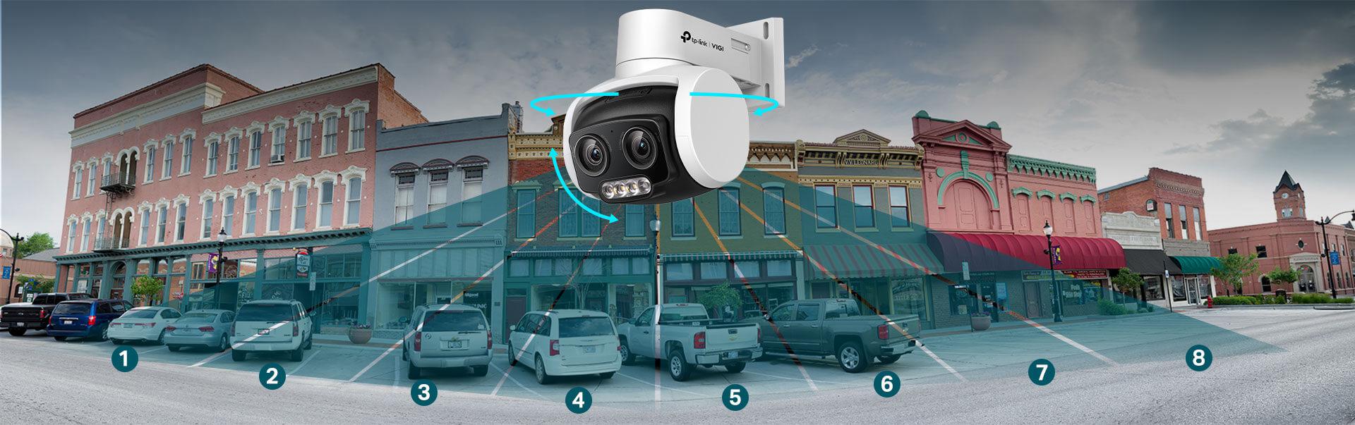 Kamera IP TP-LINK VIGI C540V 4MPx - kamera monitorująca z efektywnym obrotem i pochyleniem