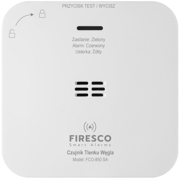 Czujnik czadu Firesco FCO-850 SA - doskonałej jakości czujnik tlenku węgla oparty na sensorze elektrochemicznym