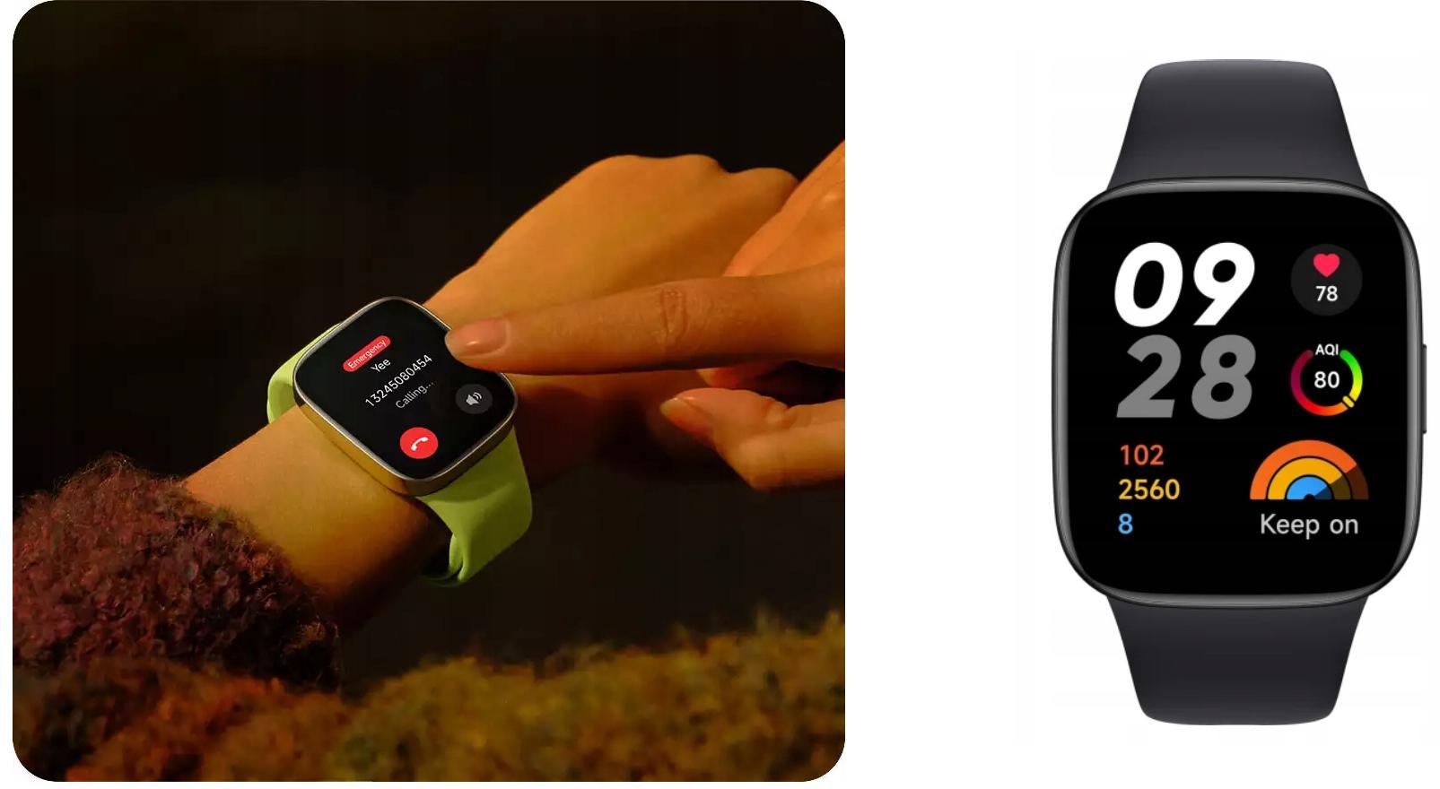 Xiaomi Redmi Watch 3 - prowadź rozmowy telefoniczne i odbieraj powiadomienia ze swojego smartfona