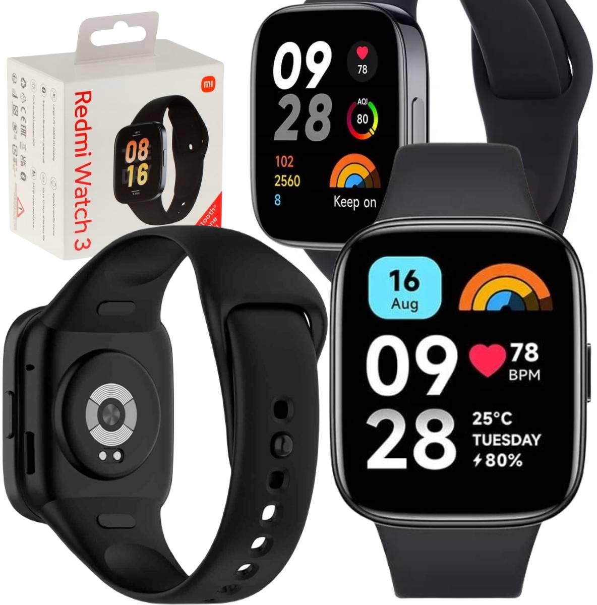 Smartwatch Xiaomi Redmi Watch 3 BLACK - poznaj jego najważniejsze cechy i główne zalety: