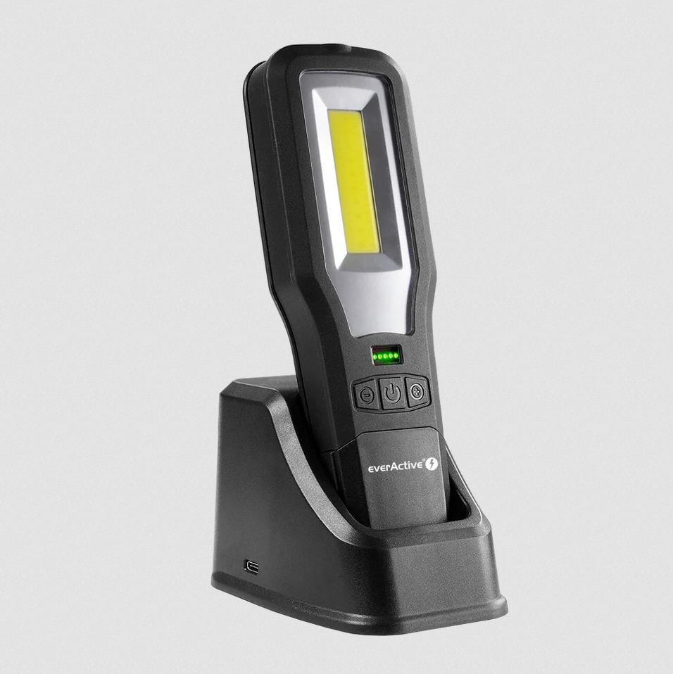 Przeznaczenie i zastosowanie ładowalnej latarki warsztatowej LED everActive WL-600R: