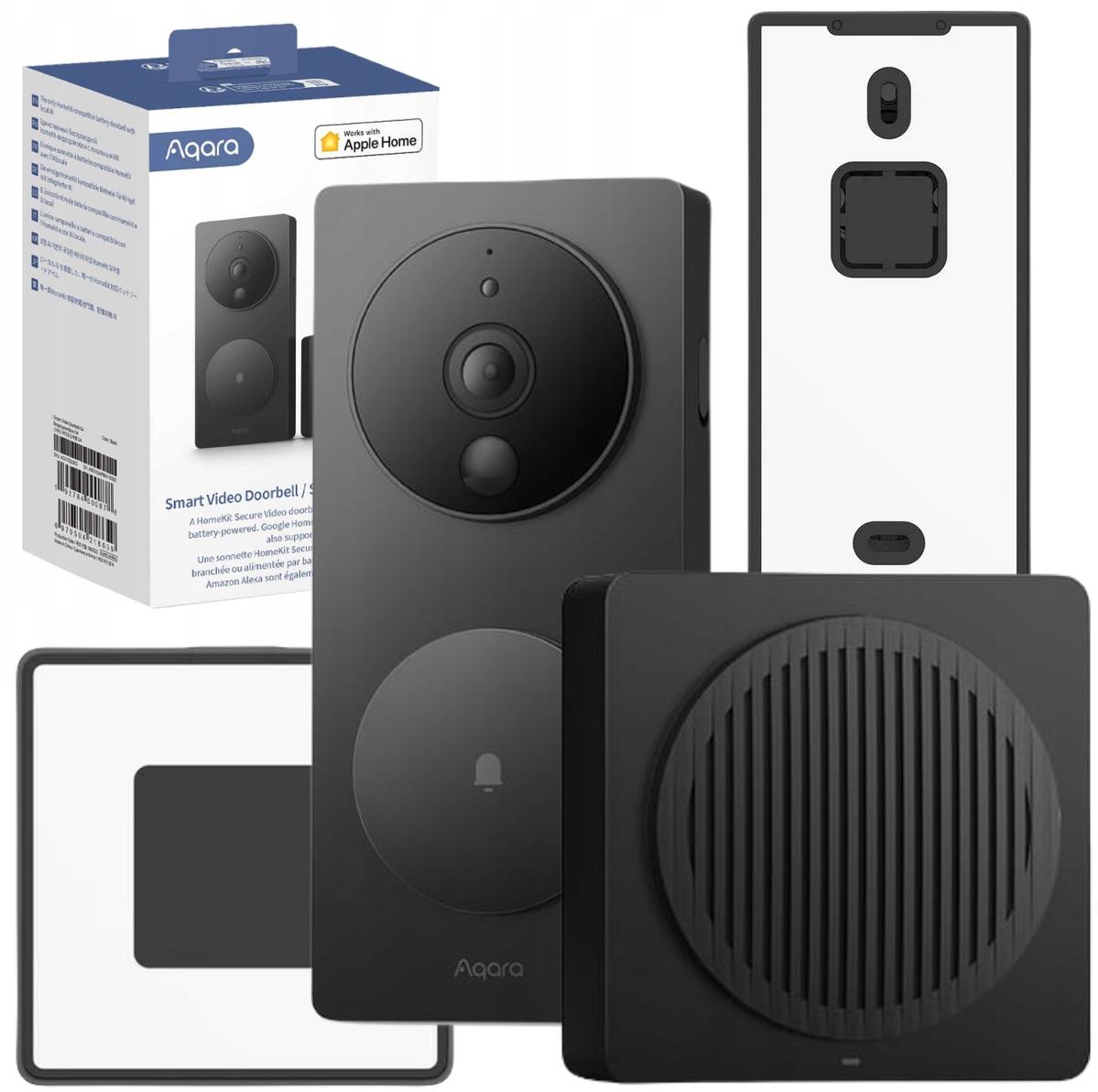Aqara SVD-C03 Smart Video G4 inteligentny domofon bezprzewodowy Wi-Fi Apple HomeKit - najważniejsze cechy: