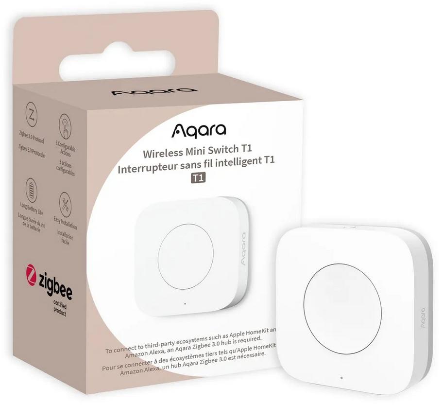 Bezprzewodowy przełącznik Aqara Wireless Mini Switch T1 - specyfikacja i dane techniczne: