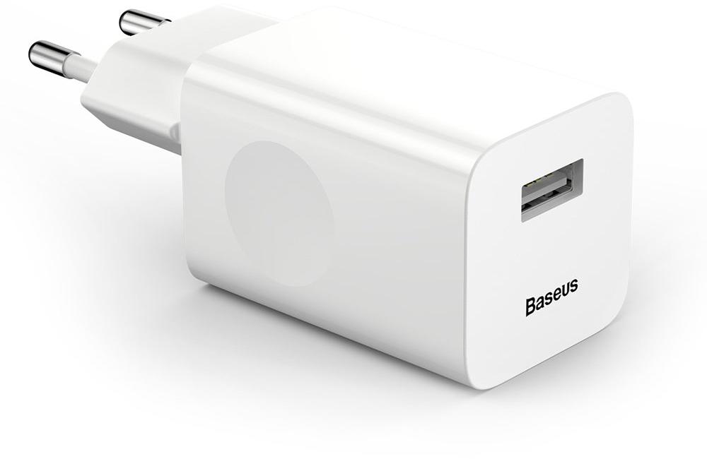 Uniwersalna ładowarka sieciowa Baseus Quick Charger USB-A QC 3.0 24W CCALL-BX02 - trwała i kompaktowa