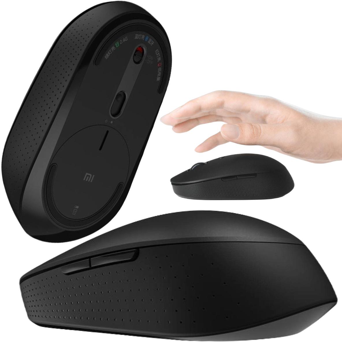 Bezprzewodowa mysz komputerowa Bluetooth + USB 2.4GHz Xiaomi Mi Dual Mode Wireless Mouse - poznaj jej główne zalety: