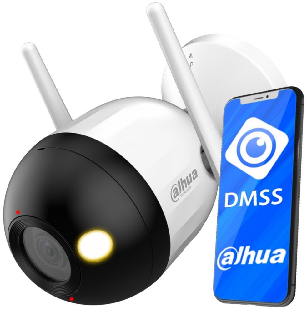 Kamera bezprzewodowa typu bullet 4MPx Smart Dual Light Wi-Fi Dahua IPC-HFW1439DQ-PV-STW - najważniejsze cechy: