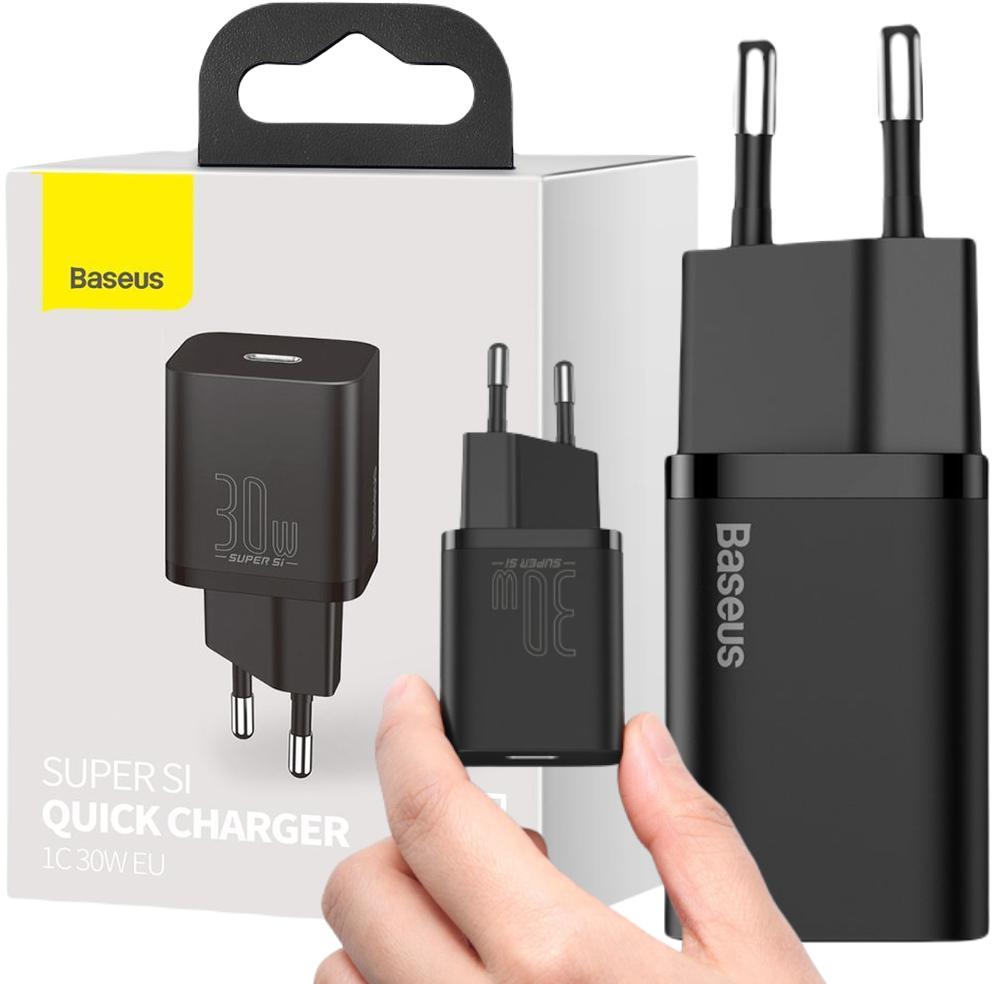 Baseus Super Si 1C szybka ładowarka USB-C 30W Power Delivery Quick Charge czarna (CCSUP-J01) - najważniejsze cechy urządzenia: