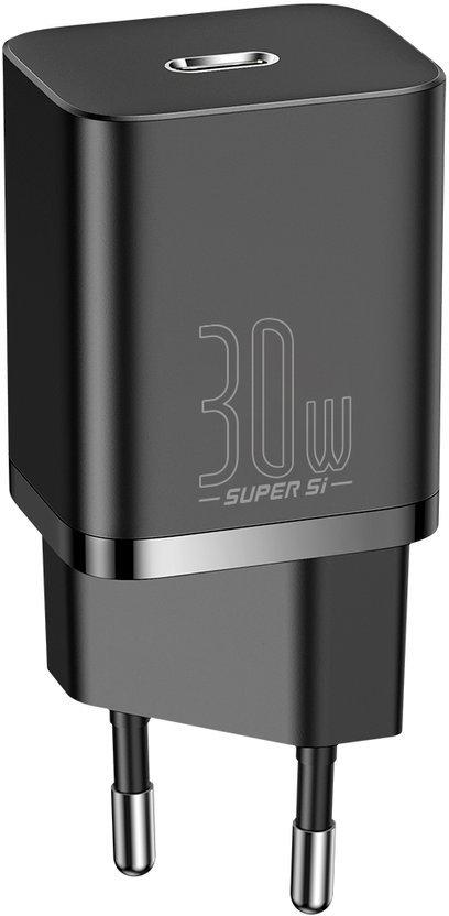 Baseus Super Si 1C USB-C 30W Power Delivery Quick Charge CCSUP-J01 - ładowarka sieciowa kompaktowa i kompatybilna
