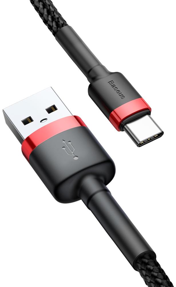 Baseus Cafule Cable USB / USB-C QC3.0 3A 0,5m - kabel do zasilania i przesyłu danych odporny na uszkodzenia