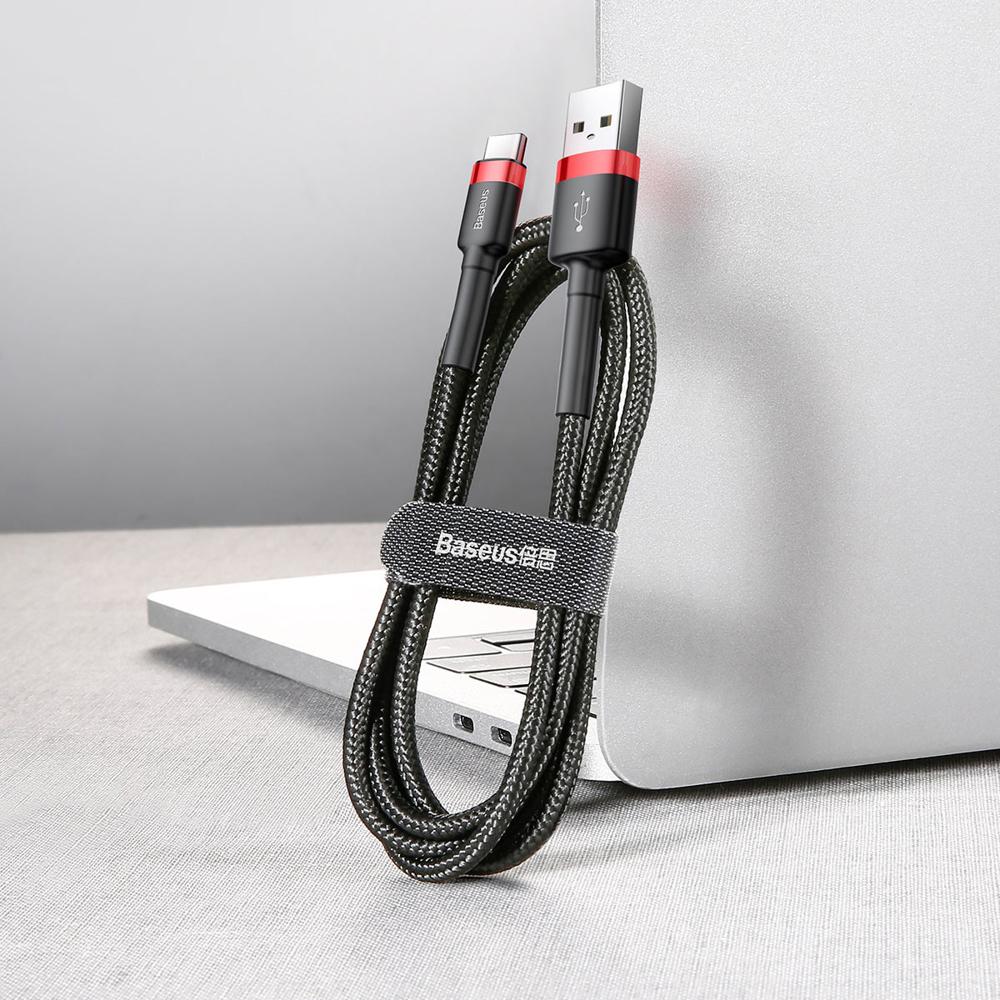 Baseus Cafule Cable USB / USB-C 0,5 m – ładuj swoje urządzenia i przesyłaj dane w tym samym czasie