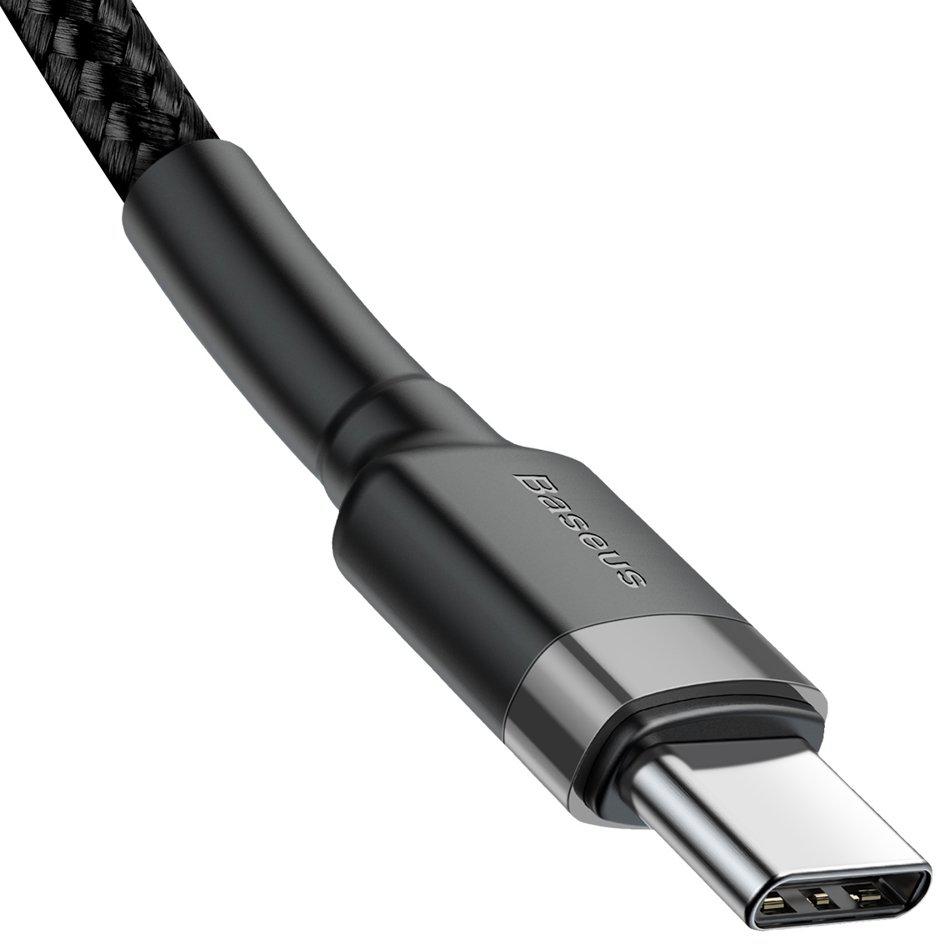 Baseus Cafule Cable USB-C PD / USB-C PD PD 2.0 60W 20V 3A QC3.0 1m - kabel prawdziwie uniwersalny!