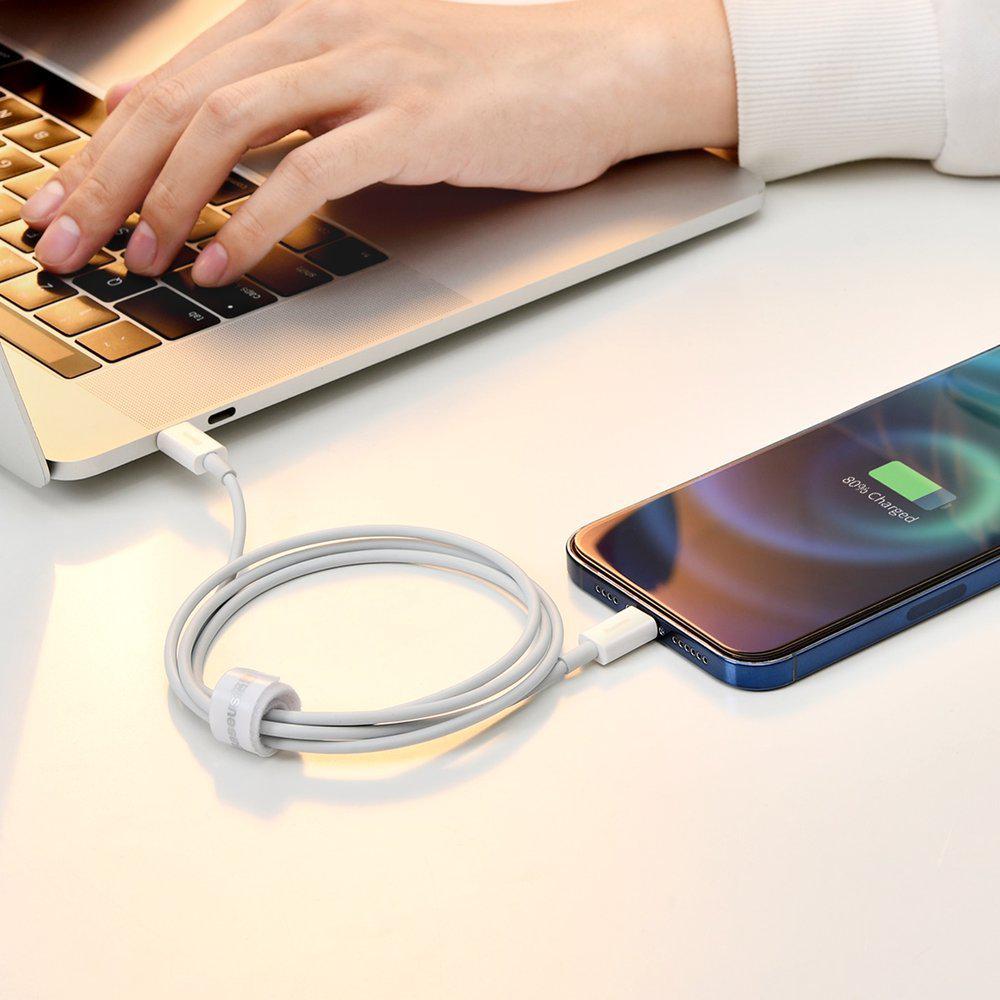 Baseus Superior CATLYS-A02 1m 20W PD Quick Charging - kabel zasilający do urządzeń Apple naprawdę bezpieczny!