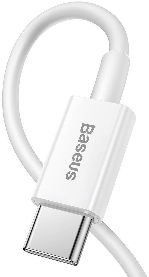 Baseus Superior CATLYS-A02 1m 20W PD Quick Charging - biały kabel USB-C / Lightning o wysokiej jakości wykonania