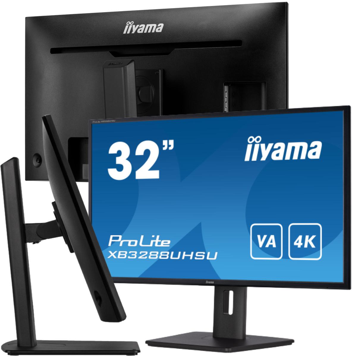 IIYAMA ProLite XB3288UHSU-B5 monitor LED 32\'\' z panelem VA i rozdzielczością 4K - najważniejsze cechy: