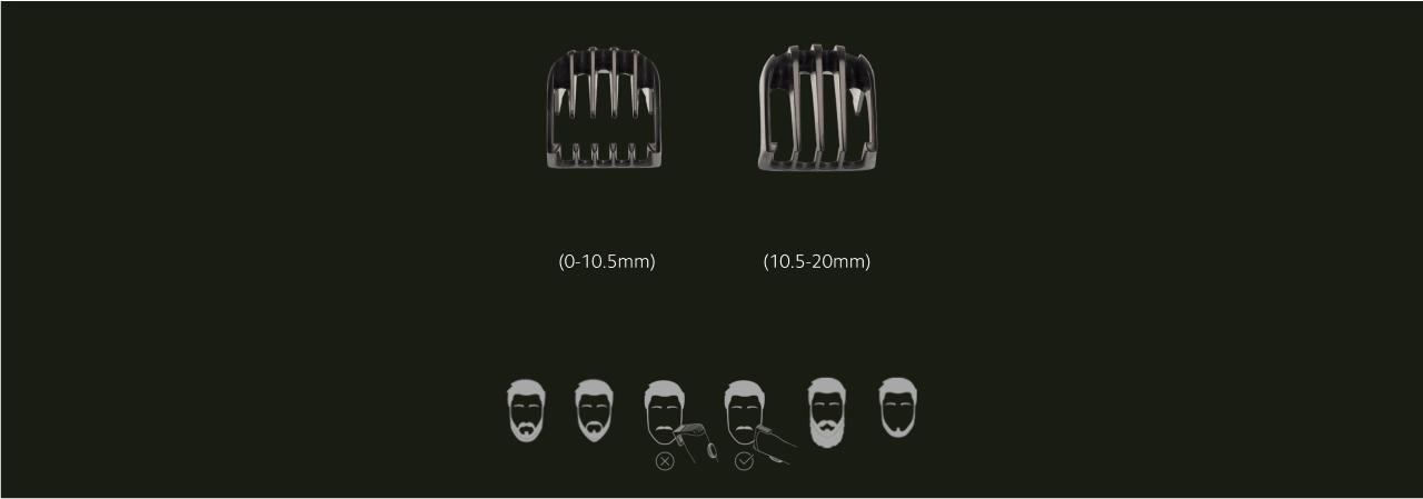 Xiaomi Grooming Kit Pro - zestaw do strzyżenia włosów z samoostrzeniem ostrzy oraz końcówkami do precyzyjnej pracy